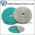 Tampon de polissage de diamant de machines-outils de main pour le béton de granit de marbre
